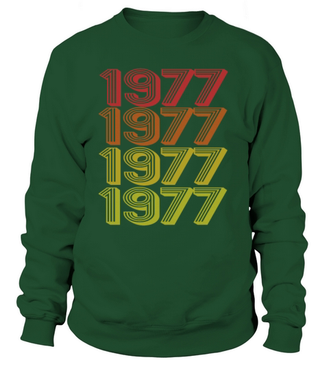 Retro Born In 1977 Women's Sweatshirt
