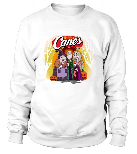 Hocus Pocus Sanderson Sisters Raising Canes Chicken Fingers Halloween Pumpkin Sweatshirt Unisex