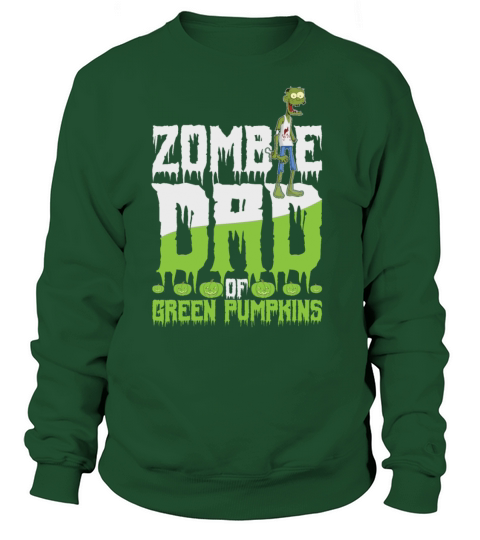 Halloween Zombie Pumpkin DAD Gift Scary Women's Sweatshirt