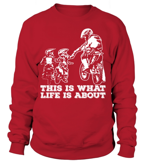 Dirt Bike Dad Motocross Motorcycle FMX Biker Women's Sweatshirt
