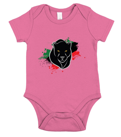 Black Panther King of Africa Short Sleeve Baby One-Piece