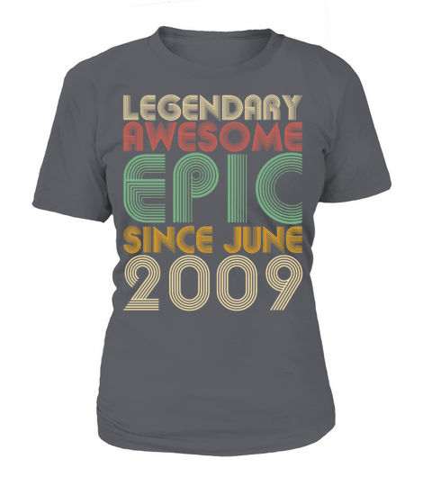 Legendary Awesome Epic Since June 2009 Vintage Women's T-Shirt