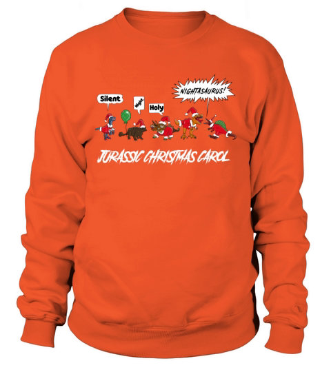 Jurassic Christmas Carol Dinosaurs Women's Sweatshirt
