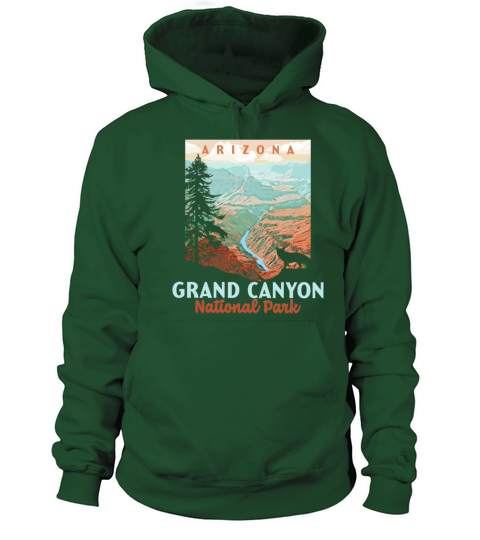 Grand Canyon National Park Arizona Vintage WPA Women's Hoodie