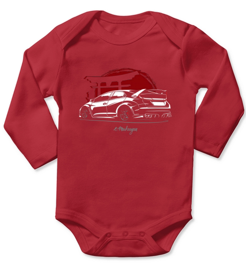 2015 Civic Type R Long Sleeve Baby One-Piece