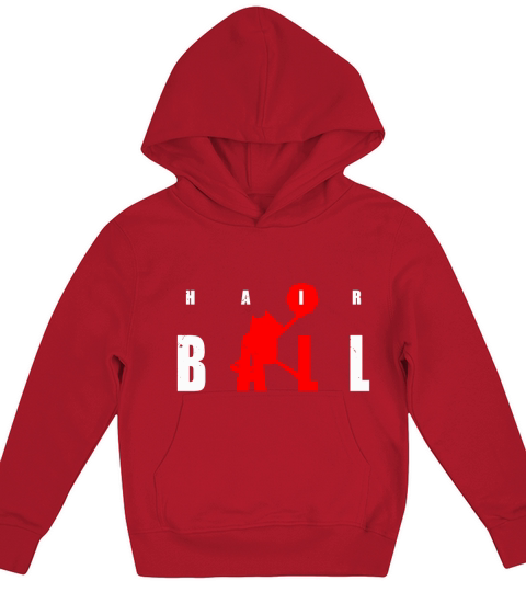 Hairball Band In red Kids Hoodie
