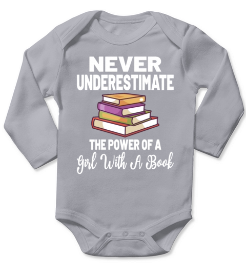 Book Reader Reading Literature Bookworm Gift Idea Long Sleeve Baby One-Piece