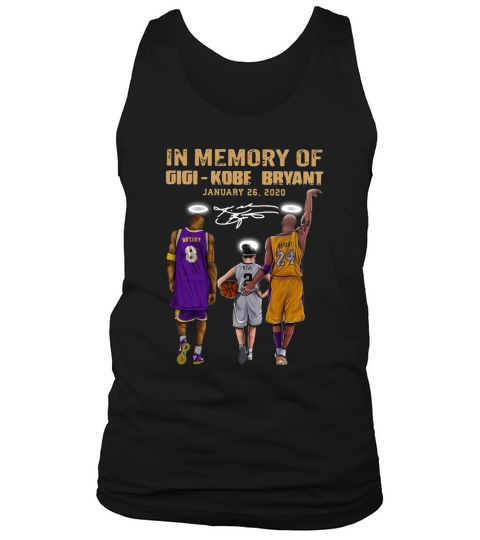 in Memory of Kobe and Gigi Signature Tank Top Unisex