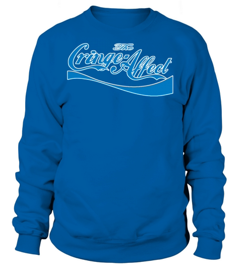 Cringe Cola Mash-Up Blue Women's Sweatshirt