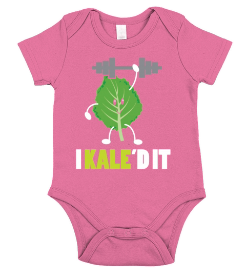 Kaled It - Fitness Vegan Vegetarian Kale Gym Short Sleeve Baby One-Piece