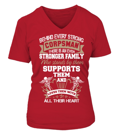 CORPSMAN Women's V-Neck T-shirt