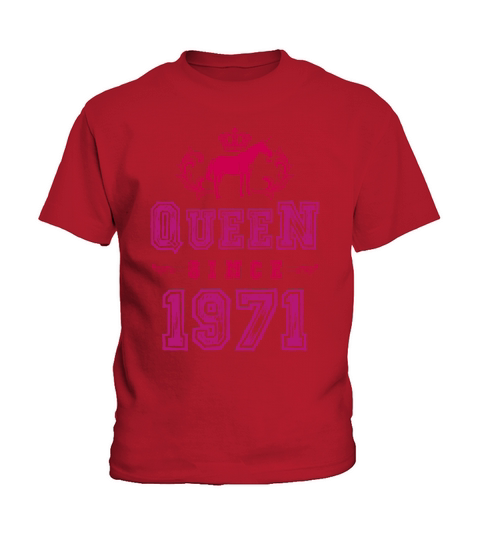 1971 Queen Unicorn Kids T-Shirt