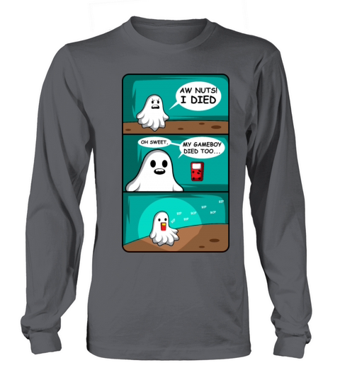 Gameboy Died Gamer and Funny Gift Women's Long Sleeve