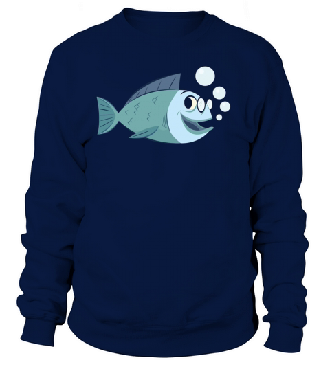 fish cartoon Men's Sweatshirt