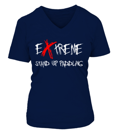 Stand Up Paddling V-neck T-Shirt Woman