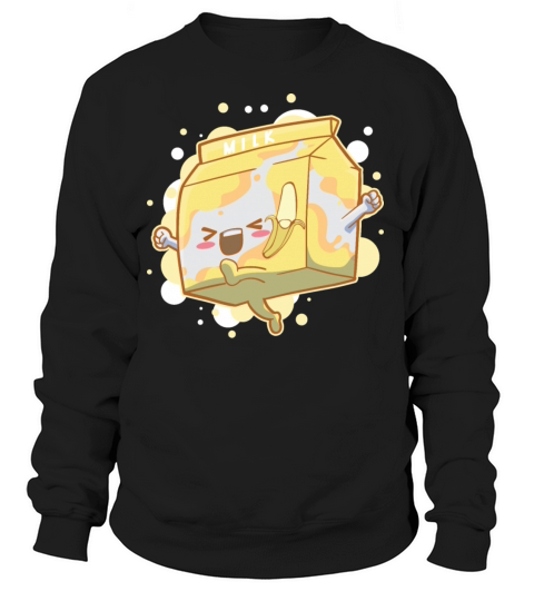 Banana Milk Drink Kawaii Women's Sweatshirt