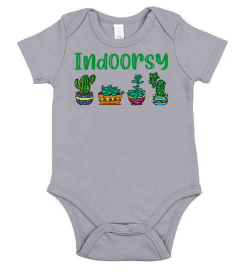 Plant Lover Tiny Indoor Plants Succulents Short Sleeve Baby One-Piece