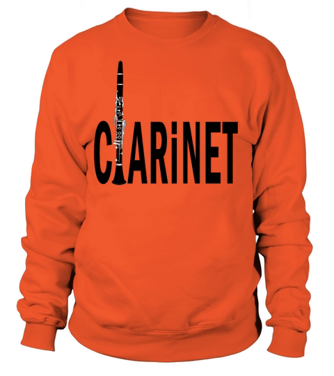 Clarinet Text Musical Instrument Women's Sweatshirt
