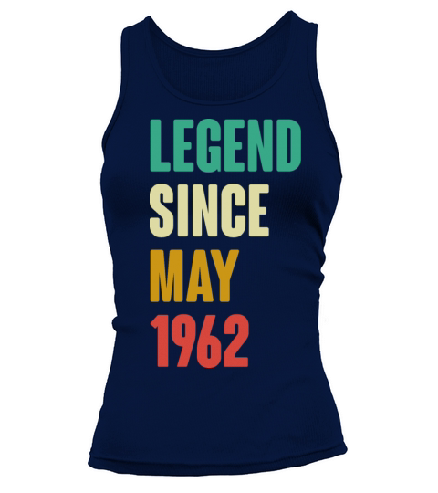 May 1962 60th Birthday 60 Years Old Bday Gift Men Tank top Woman