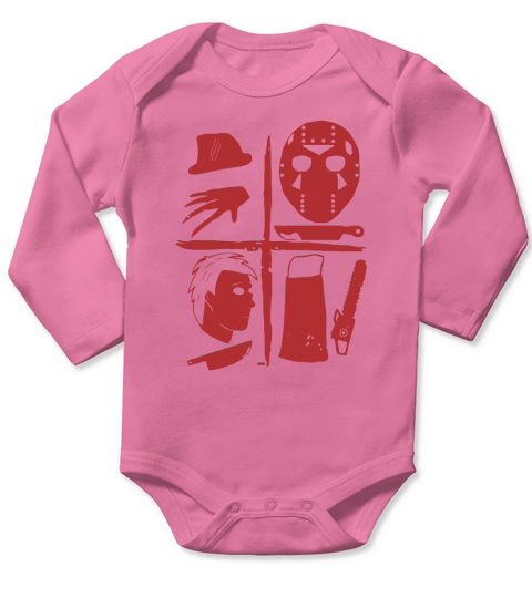 Horror Long Sleeve Baby One-Piece