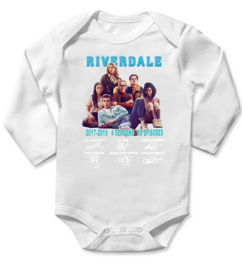 riverdale 2017 2019 4 seasons 58 episodes signature t shirt Long Sleeve Baby One-Piece
