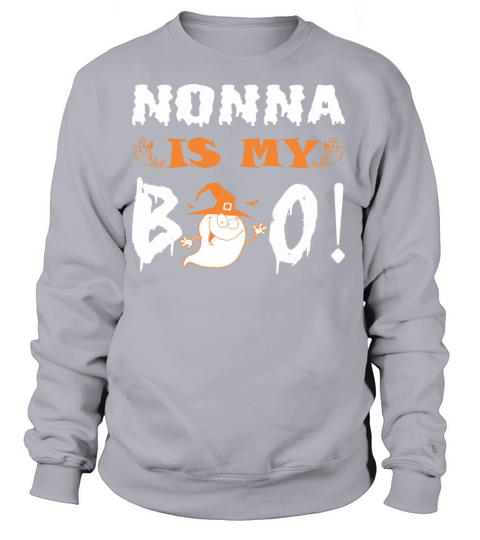 Nonna Is My Boo Happy Halloween Women's Sweatshirt