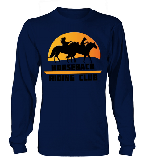 Horseback Riding Club - Horse Lovers Women's Long Sleeve