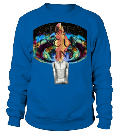 FREE YOUR MIND COLORFUL SPACE HEAD EXPLOSION ENTRY Women's Sweatshirt