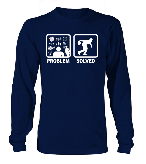 Bowling Problem Solved Women's Long Sleeve