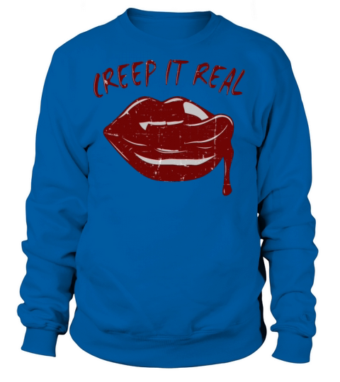 Halloween vampire mouth lips teeth Women's Sweatshirt