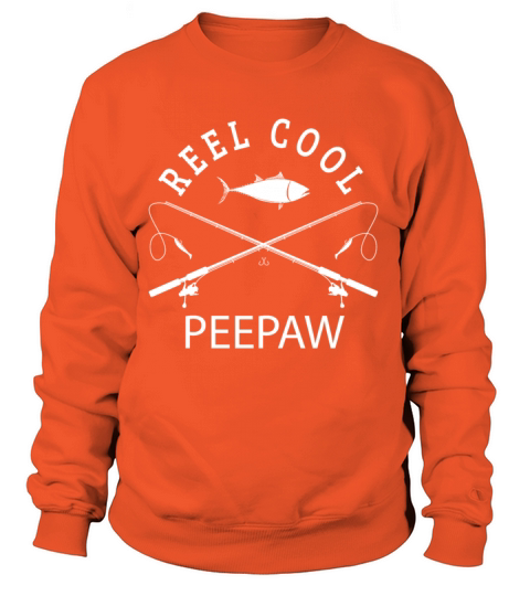 Reel Cool Peepaw Grandpa Funny Fisher Fathers Day Women's Sweatshirt