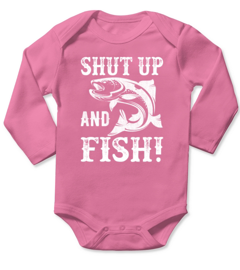 Vintage Fishing Gifts Long Sleeve Baby One-Piece