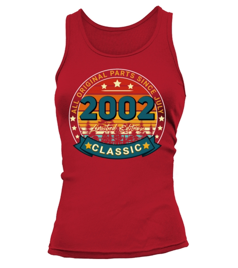 July 2002 Vintage Gift Idea Women's Tank Top