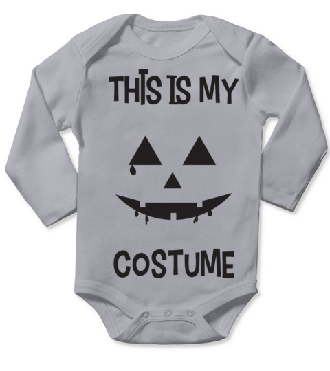 This Is My Halloween Costume Long Sleeve Baby One-Piece