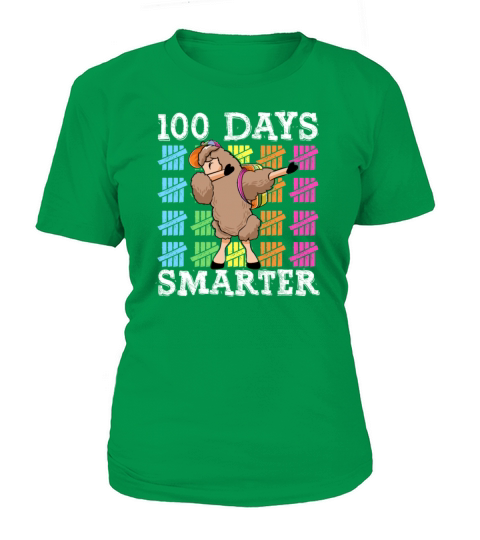 100 Days Of School Dabbing Llama Smarter Boys Women's T-Shirt