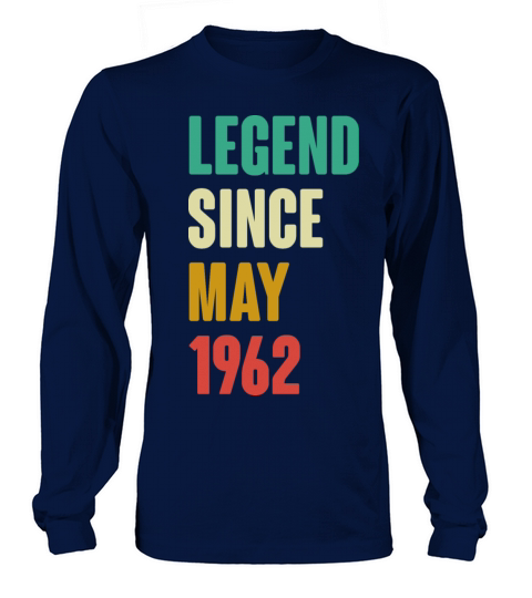 May 1962 60th Birthday 60 Years Old Bday Gift Men Long sleeved Unisex