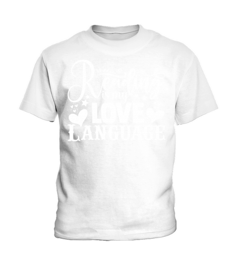 reading is my love language shirt Kids T-Shirt