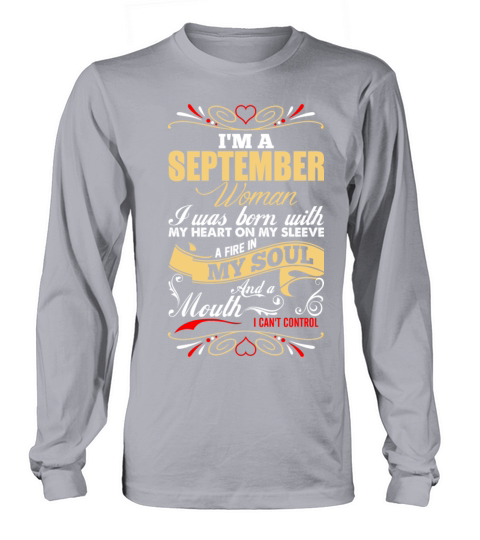 Im A September Woman Women's Long Sleeve