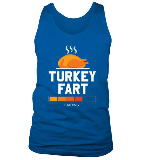 Funny Thanksgiving Turkey Fart Loading Men's Tank Top