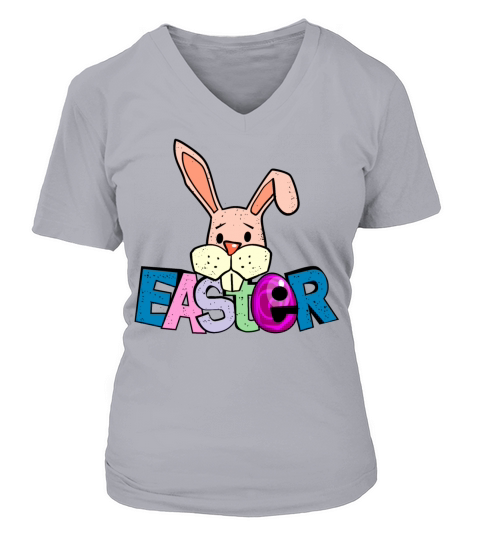 Easter Bunnies V-neck T-Shirt Woman