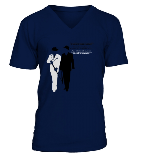 Jeeves and Wooster V-Neck T-shirt