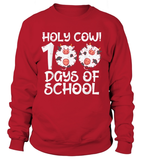 Holy Cow 100 Days Of School 100th Day Smarter Women's Sweatshirt