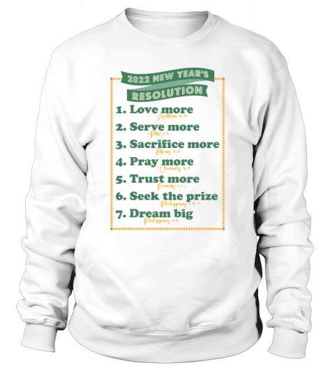 New Year 2022 Resolution Men's Sweatshirt