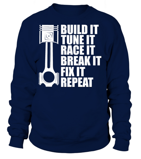 Drag Racing - Build it tune it race it Women's Sweatshirt