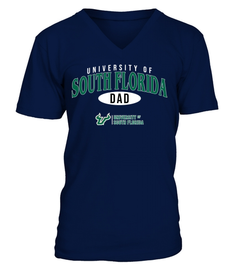 Champion University Of South Florida Dad 2020 V-Neck T-shirt
