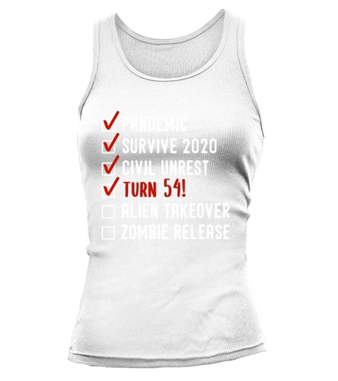 Funny 54th Birthday Gift For 54 Years Old Women's Tank Top