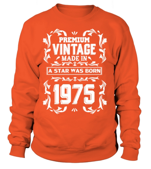 A Star Was Born In 1975 Women's Sweatshirt