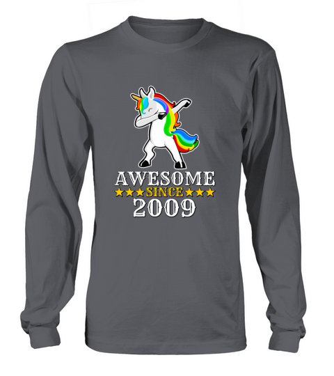 AWESOME SINCE 2009 UNICORN Women's Long Sleeve