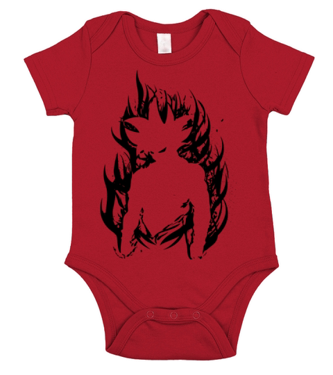Dragon Ball silhouette Short Sleeve Baby One-Piece