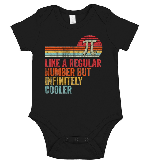 Pi Like a Regular Number But Infinitely Cooler Short Sleeve Baby One-Piece